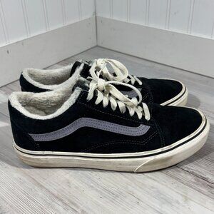 Vans Off The Wall HEIQ Eco‎ Dry Black Shoes Sneakers, Men’s 6.5 (721356) Sherpa